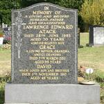 Rothwell Cemetery Grave 1875 ATACK