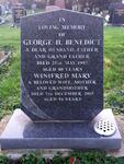 Rothwell Cemetery Grave 2494 BENEDICT