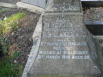 Harrogate (Stonefall Cemetery) - Consecrated Grave 3-901 AKED
