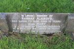 Eccleshill (Prospect Chapel Burial Ground) Grave New Section ACKROYD