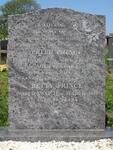 Rothwell Cemetery Grave 2995 PRINCE ROOYEN